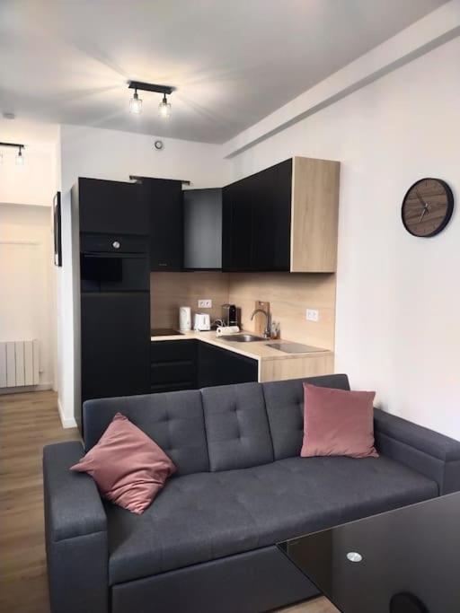 2 Piece Avec Terrasse Ensoleille Appartement Suresnes Buitenkant foto
